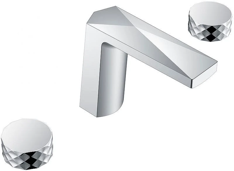 Смеситель на борт ванны Boheme Venturo 150-CR-DIAMOND на 3 отверстия хром, ручка DIAMOND Смеситель на борт ванны Boheme Venturo 150-CR-DIAMOND на 3 отверстия хром, ручка DIAMOND