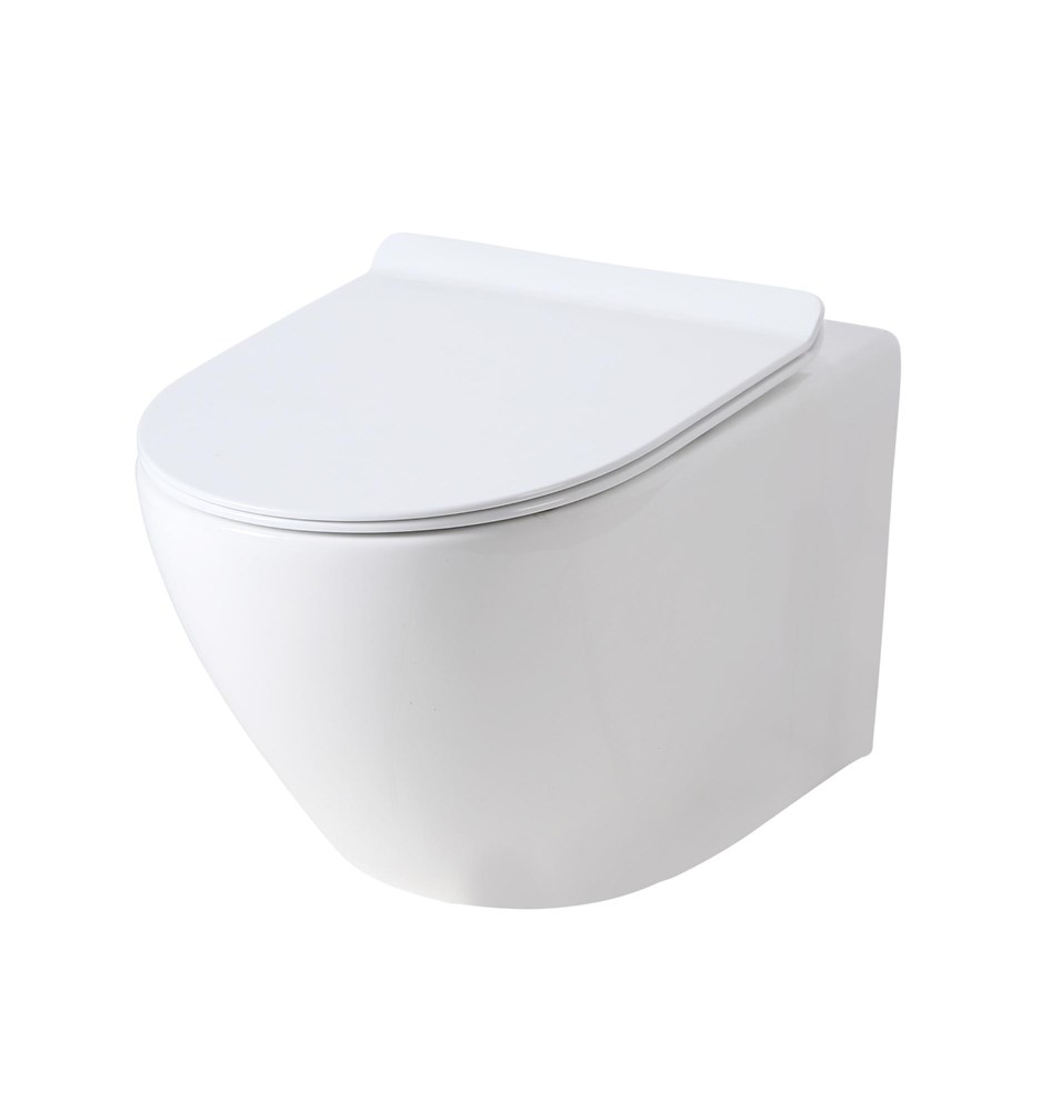 Унитаз подвесной Orange C07-100w безободковый, сиденье с микролифтом Унитаз подвесной Orange C07-100w безободковый, сиденье с микролифтом