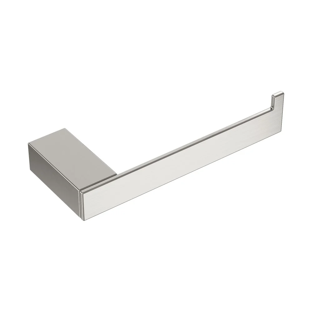 Держатель туалетной бумаги Boheme Qubic 10735-NB Nickel Brush без крышки — Изображение 1