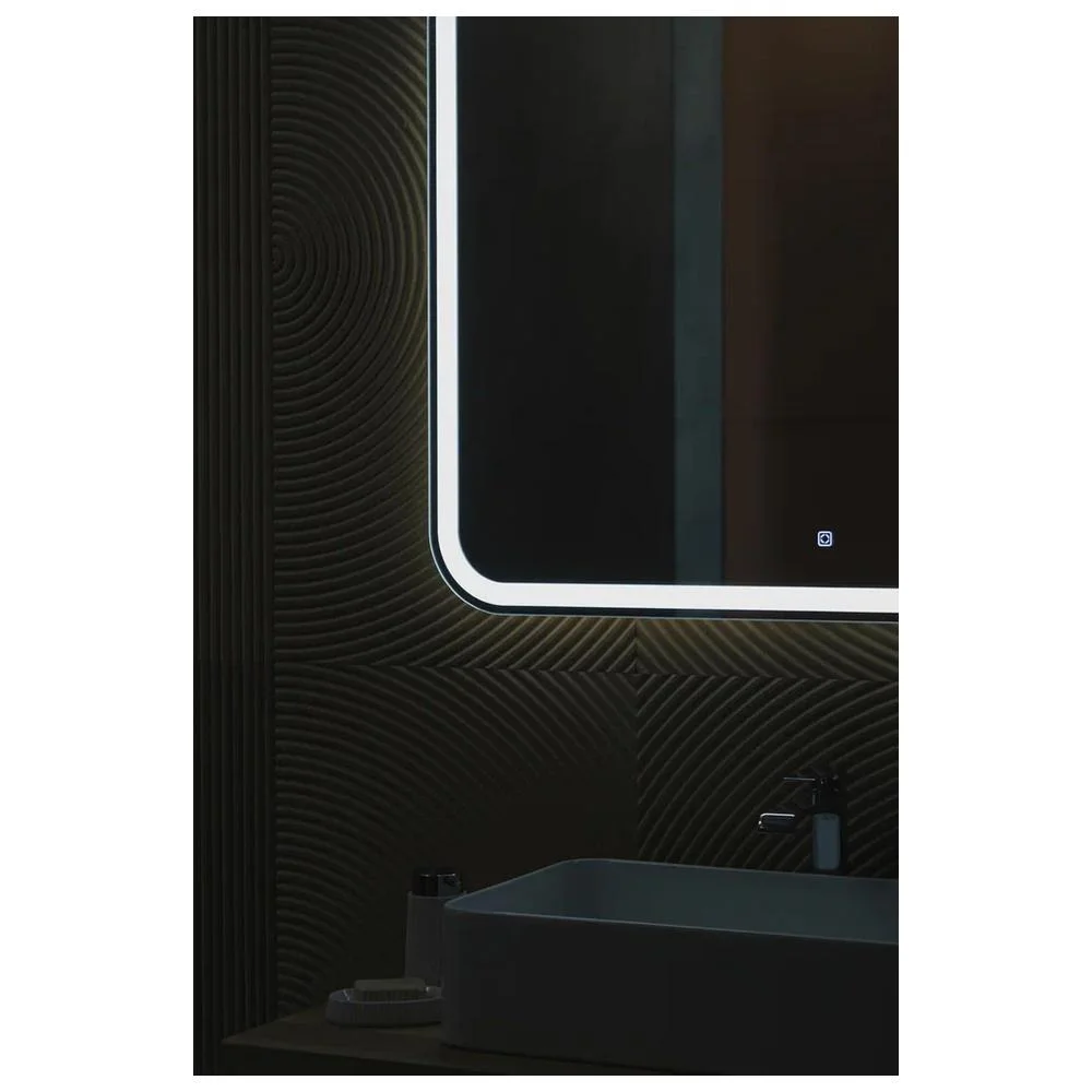 Зеркало Silver Mirrors Stiv neo-S 1000х800 LED-00002887 cенсорный выключатель бегущая подсветка — Изображение 12
