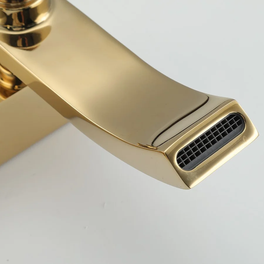 Смеситель для ванны GAPPO G3207-3 золото — Изображение 5