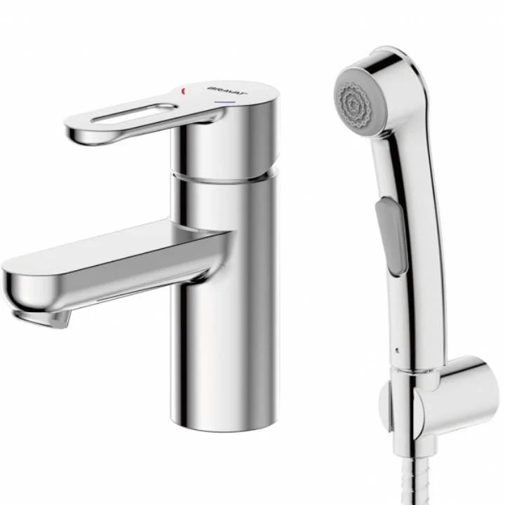 Смеситель для раковины Bravat Stream F137163C-1 с Гигиенический душем Смеситель для раковины Bravat Stream F137163C-1 с Гигиенический душем