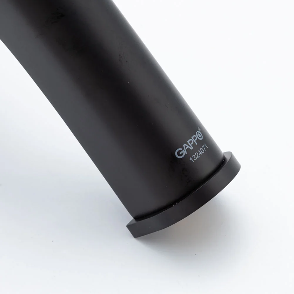 Смеситель для раковины Gappo G1010-6 черный — Изображение 10