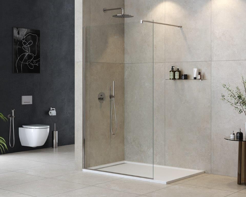 Душевая перегородка CEZARES LIBERTA-L-1-130-120-C-Cr 130см стекло прозрачное, профиль хром Душевая перегородка CEZARES LIBERTA-L-1-130-120-C-Cr 130см стекло прозрачное, профиль хром