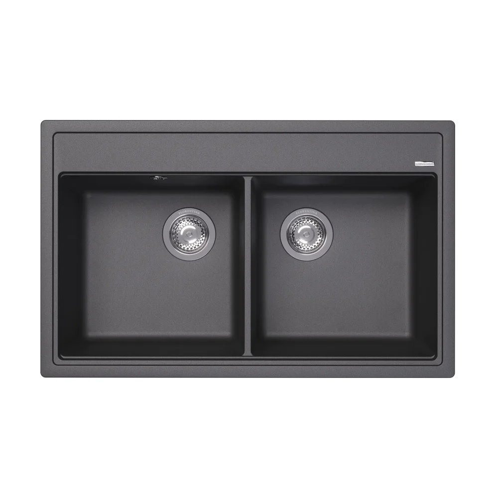 Кухонная мойка Florentina ЛИПСИ 20.370.E0820.102 черный — Изображение 1