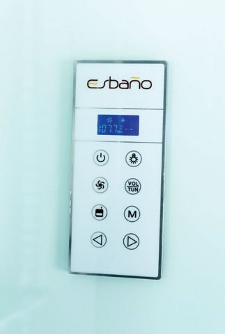 Душевая кабина Esbano ELEGANCIA (ESKL90CKR) квадратная с крышей и LED освещением ESBANO-ES-L90CKR 90x90x210 Душевая кабина Esbano ELEGANCIA (ESKL90CKR) квадратная с крышей и LED освещением ESBANO-ES-L90CKR 90x90x210