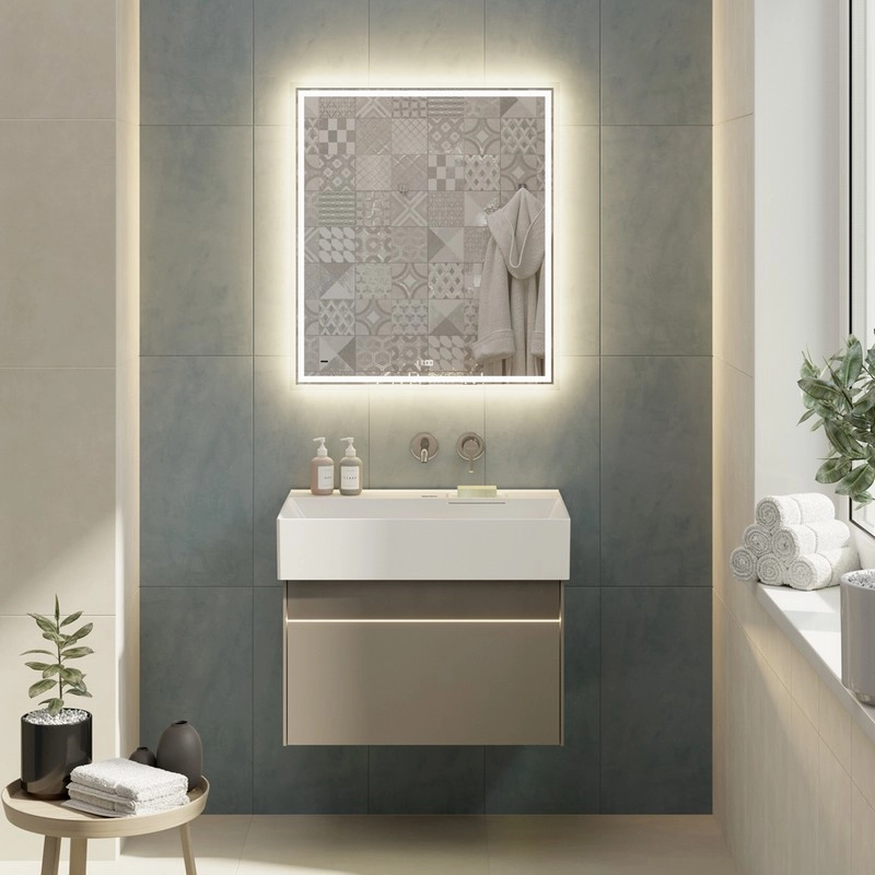Тумба под раковину Kerama Marazzi Logica LOG.70.2\SAN подвесная 70 см, песчаный — Изображение 5