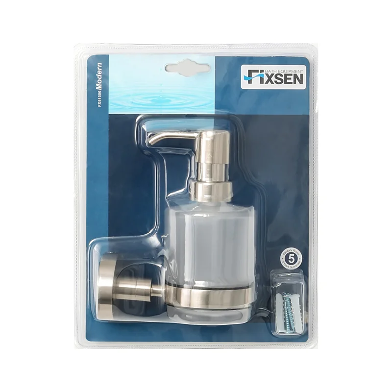 Дозатор жидкого мыла FIXSEN MODERN FX-51512 сатин — Изображение 3