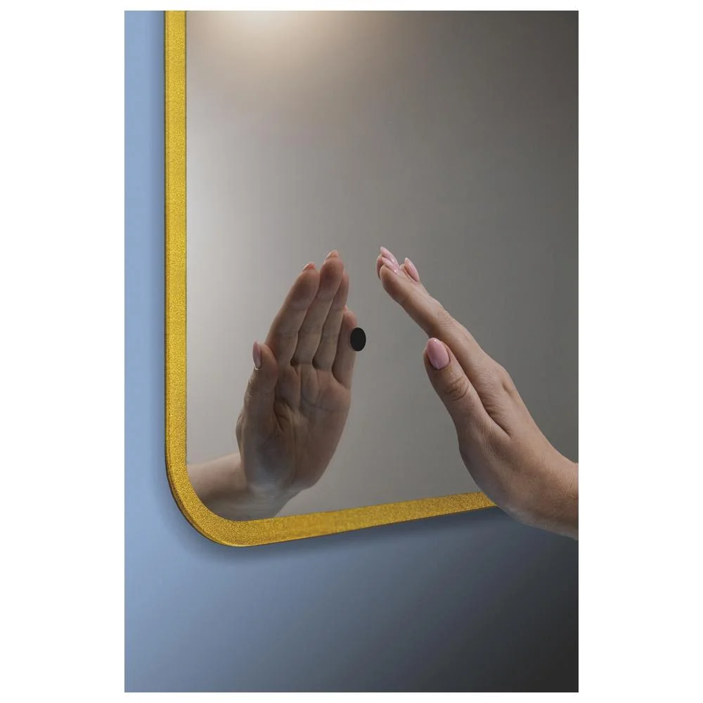 Зеркало Silver Mirrors Incanto-GOLD LED-00002558 600х1000 бесконтактный сенсор — Изображение 5