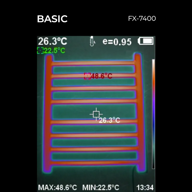 Полотенцесушитель электрический Fixsen BASIC 600х500 FX-7400F графит — Изображение 6