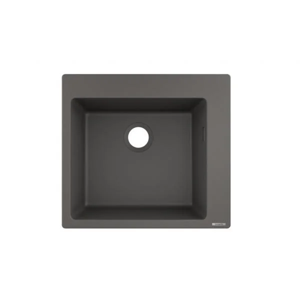 Кухонная мойка Hansgrohe 450 S510-F450 43312290, серый камень встраиваемая Кухонная мойка Hansgrohe 450 S510-F450 43312290, серый камень встраиваемая