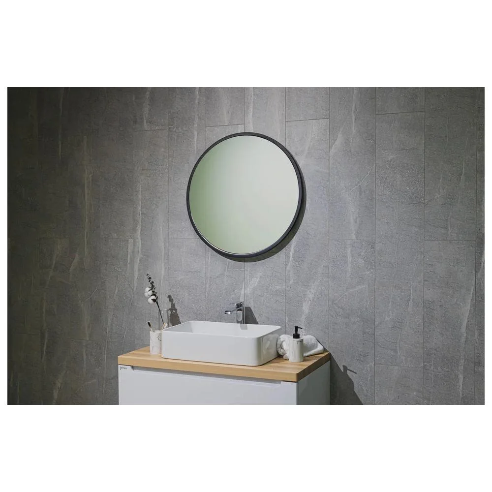 Зеркало Silver Mirrors Glory LED-00003068 D800 металлическая рама черный — Изображение 6