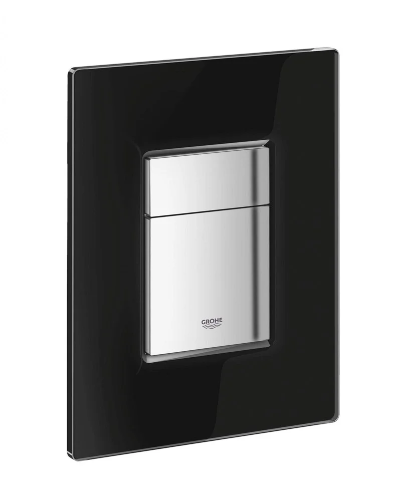 Клавиша смыва GROHE Skate Cosmopolitan Glass (3 режима смыва), черный бархат (38845KS0) Клавиша смыва GROHE Skate Cosmopolitan Glass (3 режима смыва), черный бархат (38845KS0)