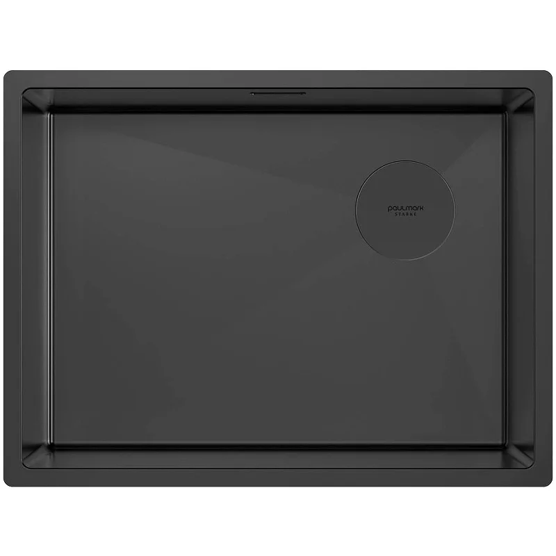 Кухонная мойка Paulmark NEXT-SKEW 58 UNI, PM885844-MBN, матовый черный, 580х440мм 1,2мм Кухонная мойка Paulmark NEXT-SKEW 58 UNI, PM885844-MBN, матовый черный, 580х440мм 1,2мм