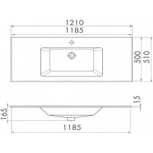 Раковина Opadiris CeraStyle Ибица 121 050600-u-01 Раковина Opadiris CeraStyle Ибица 121 050600-u-01