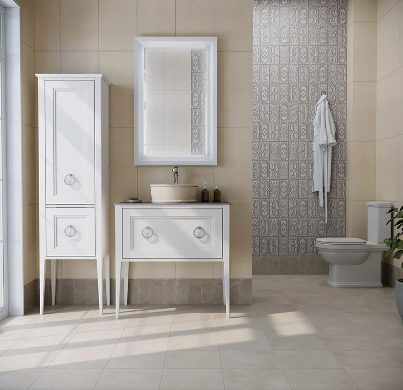 Раковина Kerama Marazzi Circo CI.wb.36\SAN накладная 36, песочная матовая — Изображение 3