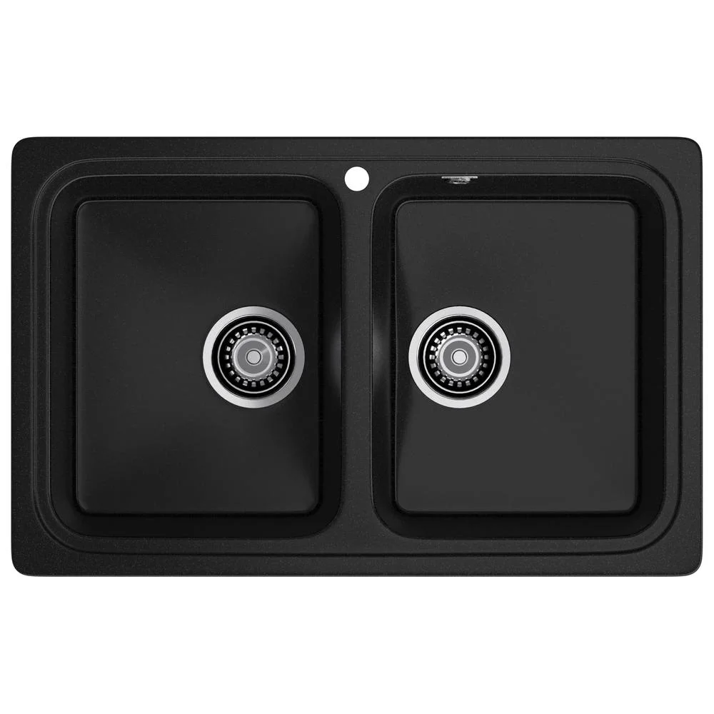 Кухонная мойка GranFest STANDART S-780K черный — Изображение 1