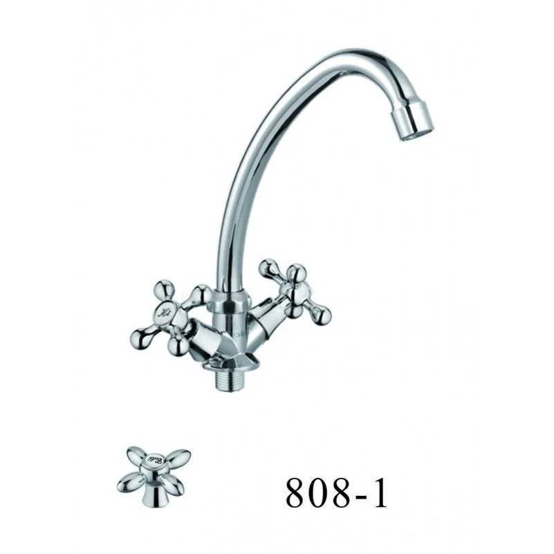 Смеситель для кухни D-Lin D151808-1 хром — Изображение 1