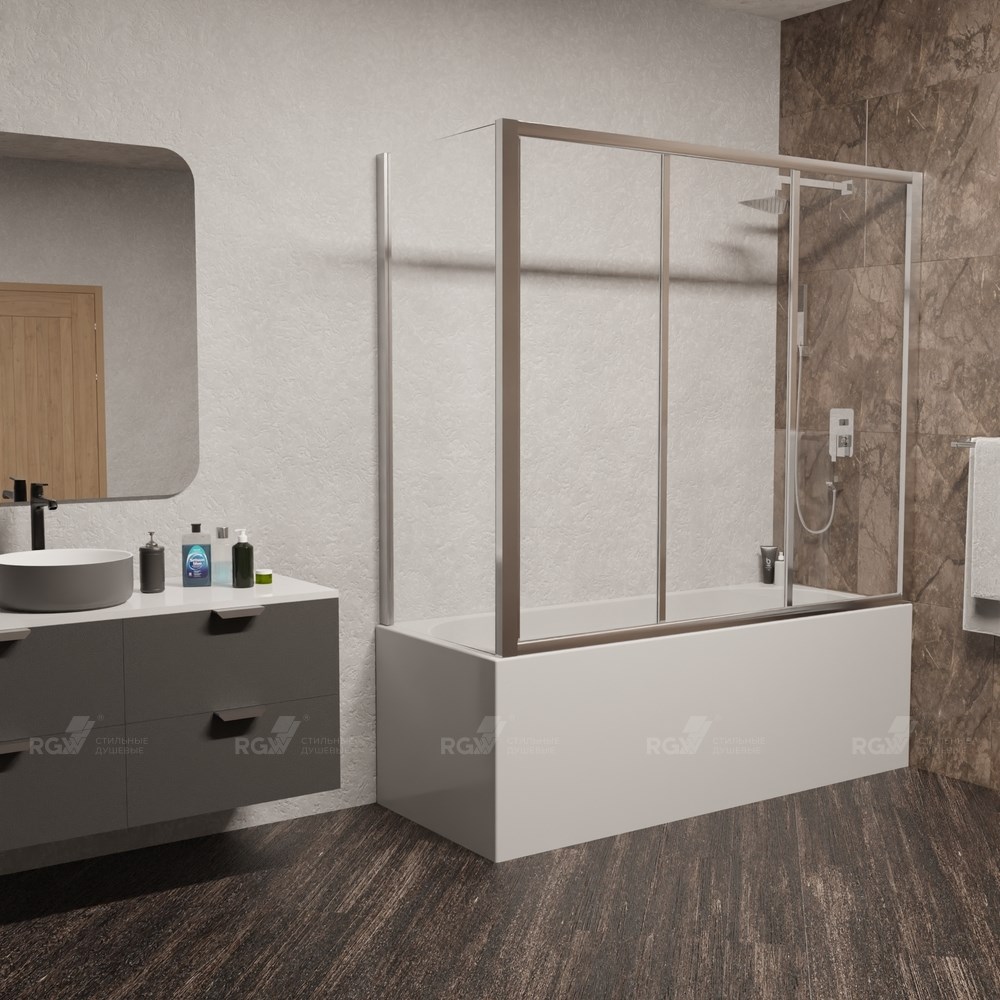 Шторка на ванну RGW Screens SC-81 (SC-41 + Z-052) 04118168-51 Шторка на ванну RGW Screens SC-81 (SC-41 + Z-052) 04118168-51