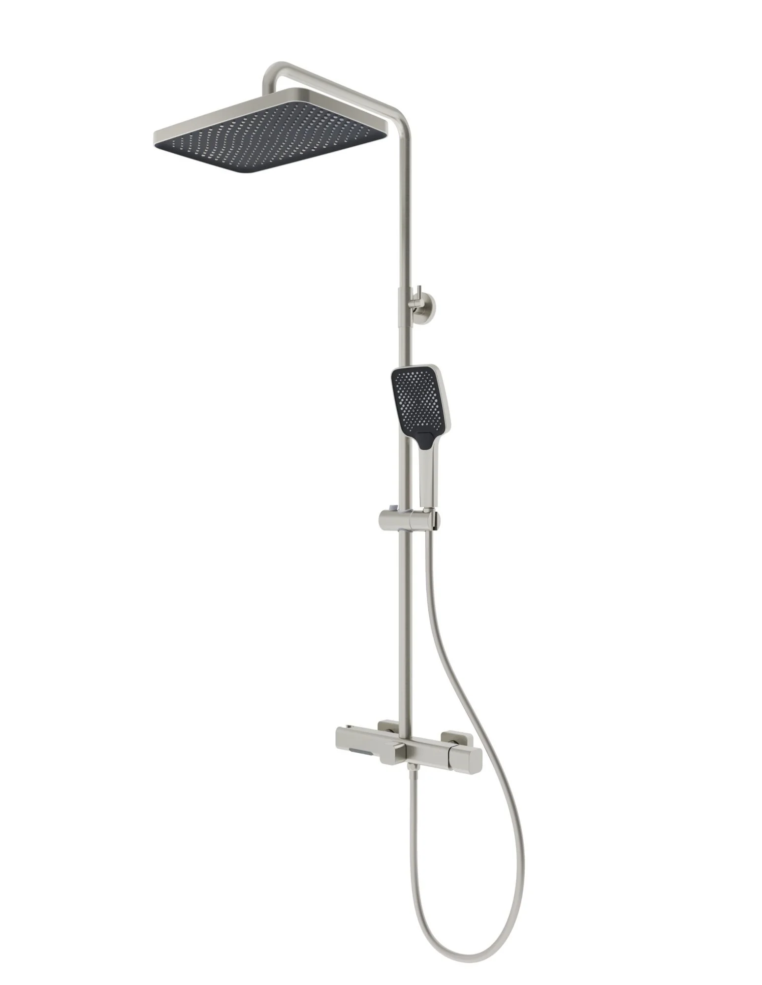 Душевая система Vincea Core VSFS-4CO1BN с изливом, брашированный никель Душевая система Vincea Core VSFS-4CO1BN с изливом, брашированный никель