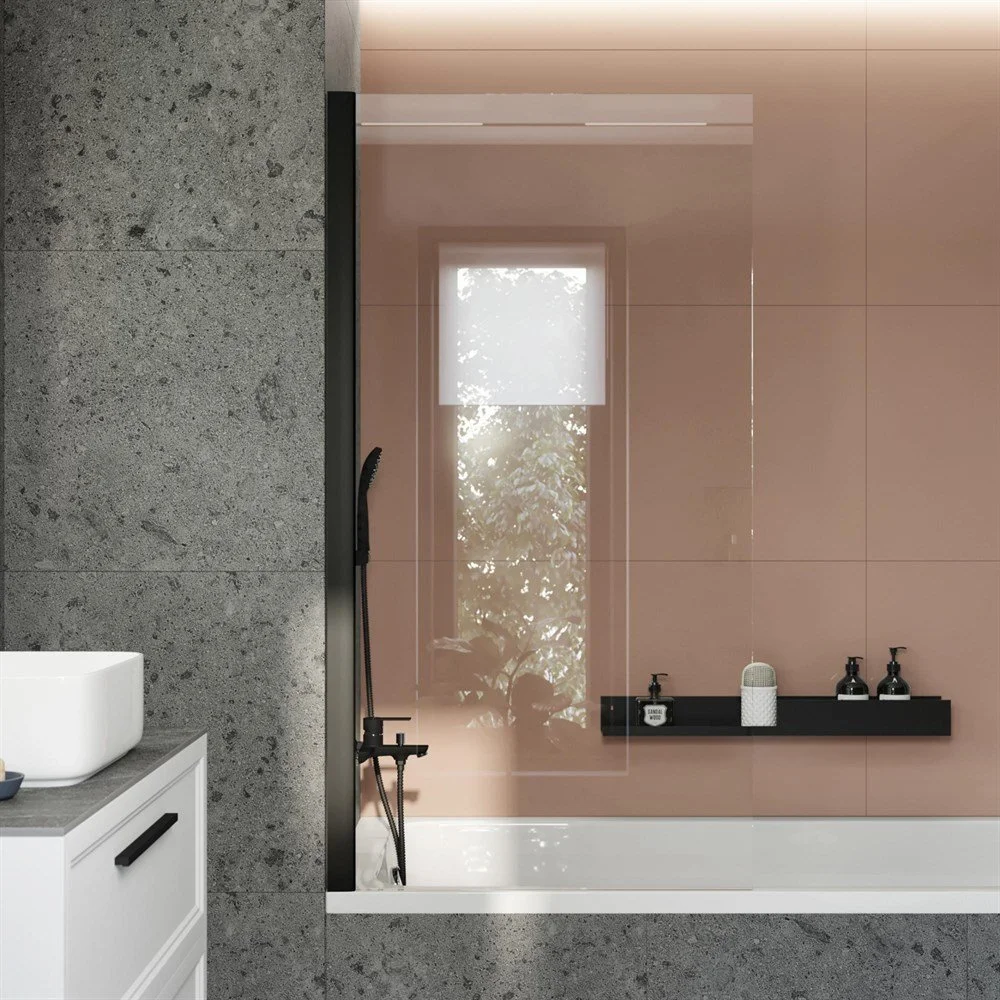 Шторка на ванну STWORKI Стокгольм GV-861 MT 60х150 см, профиль черный матовый 449660 Шторка на ванну STWORKI Стокгольм GV-861 MT 60х150 см, профиль черный матовый 449660