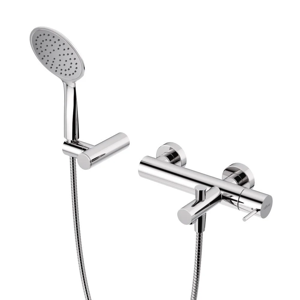 Смеситель для ванны CEZARES LEAF-VD-L-01 с ручным душем, шлангом и держателем, хром Смеситель для ванны CEZARES LEAF-VD-L-01 с ручным душем, шлангом и держателем, хром