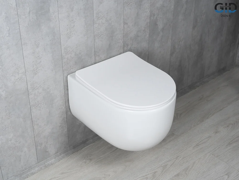 Унитаз подвесной Tornado Gid Tr2133TF 62262Y белый 49x36x34 с крышкой микролифт — Изображение 9
