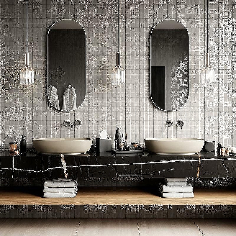 Раковина Kerama Marazzi Plaza PLR.wb.60\SAN накладная 60, песочная матовая — Изображение 4