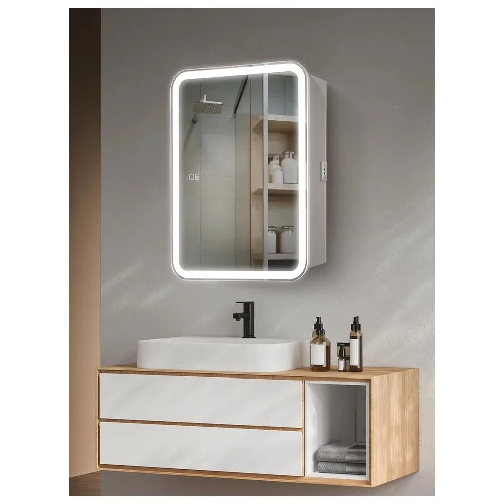 Зеркальный шкаф Silver Mirrors Фиджи Flip 60 LED-00002679 подогрев сенсорный выключатель — Изображение 14