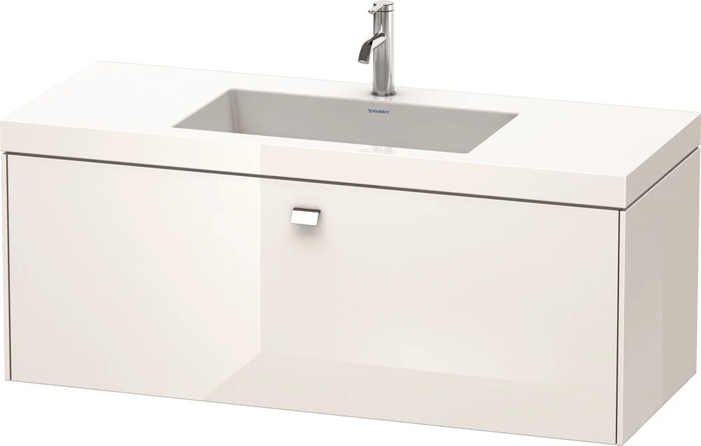 Тумба с раковиной Duravit Brioso BR4603O1022 120 см белый глянцевый Тумба с раковиной Duravit Brioso BR4603O1022 120 см белый глянцевый