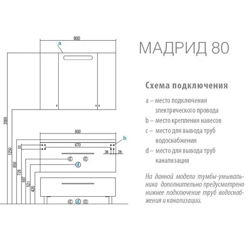 Тумба с раковиной Aquaton Мадрид 80 М черный глянец 1A1268K0MA950 Тумба с раковиной Aquaton Мадрид 80 М черный глянец 1A1268K0MA950