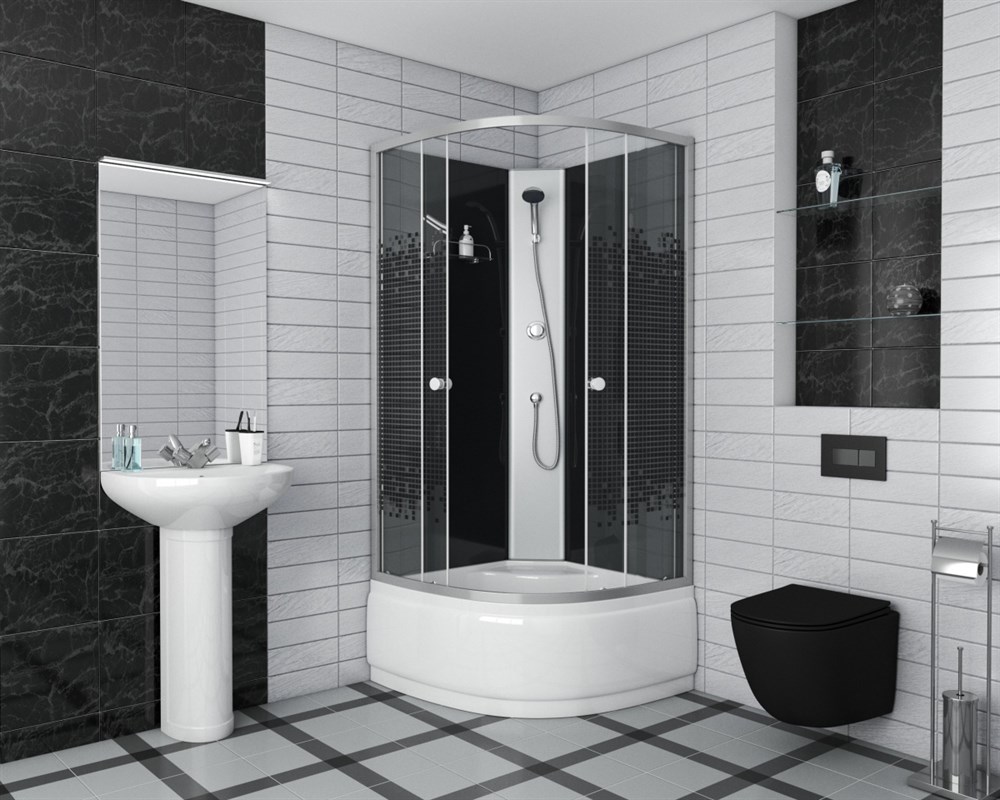 Душевая кабина Niagara NG-7508-08 BLACK Душевая кабина Niagara NG-7508-08 BLACK