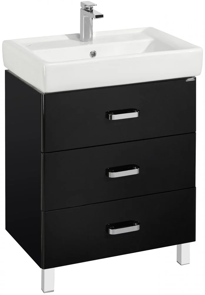Тумба под раковину Aquaton Америна 70 М черная 1A169001AM950 Тумба под раковину Aquaton Америна 70 М черная 1A169001AM950