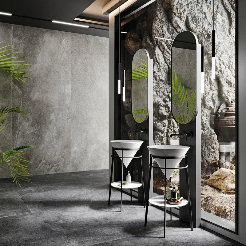 Раковина Kerama Marazzi Cono CO.wbi.44 встраиваемая сверху 44, белая глянцевая — Изображение 3