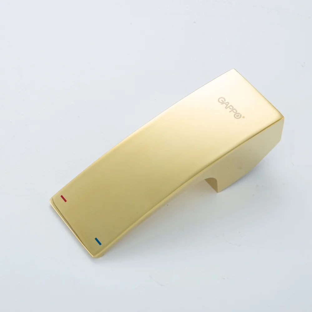 Смеситель для раковины Gappo G1007-23 встраиваемый, золото — Изображение 7