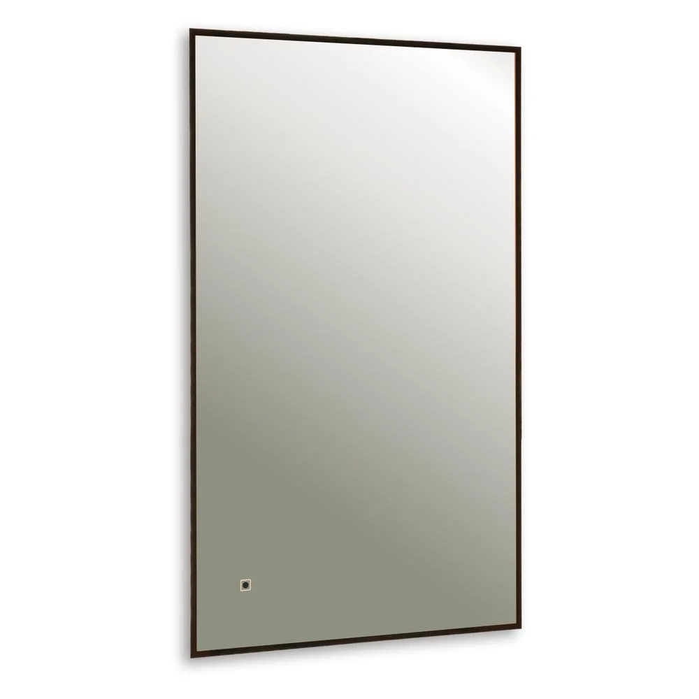 Зеркало Silver Mirrors Spell-BLACK LED-00002994 600х1000 бесконтактный сенсор — Изображение 1
