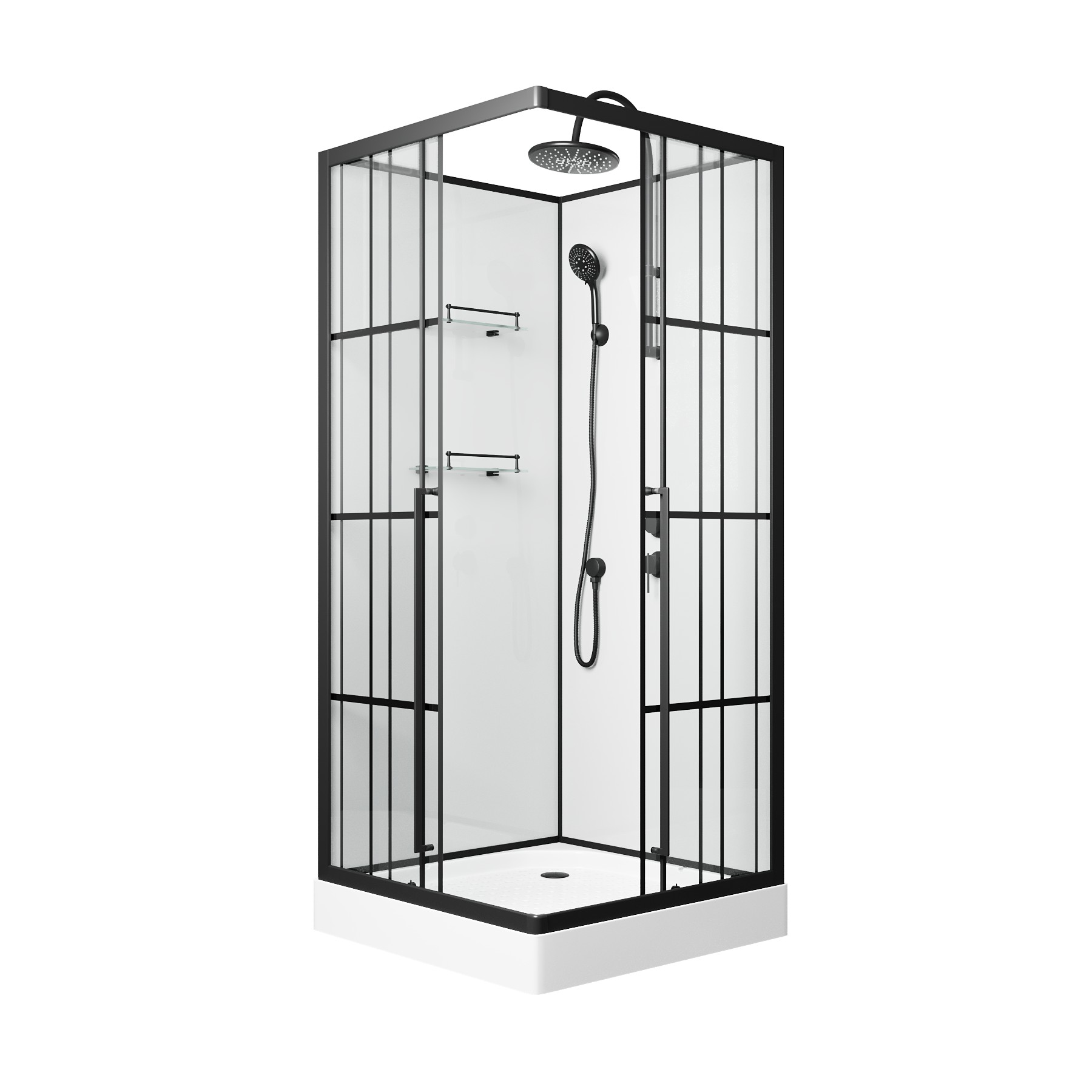 Душевая кабина Niagara Standart ST90/15QR/KL/BKT (900х900х2250) Душевая кабина Niagara Standart ST90/15QR/KL/BKT (900х900х2250)