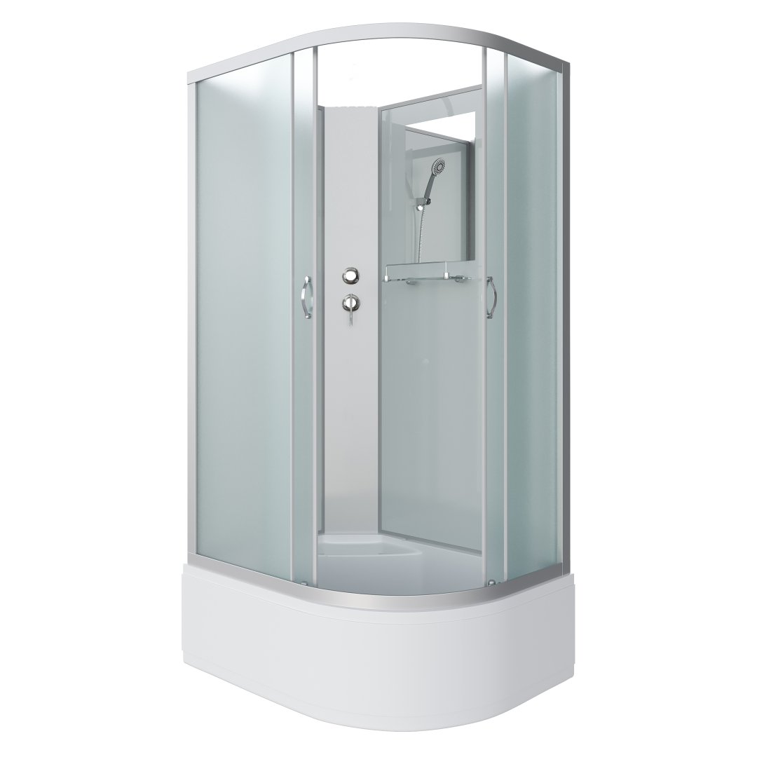 Душевая кабина Niagara Classic NG-2310-14LBK (1200х800х2000) высокий поддон (40см) стекло матовое 23101424LBK Душевая кабина Niagara Classic NG-2310-14LBK (1200х800х2000) высокий поддон (40см) стекло матовое 23101424LBK