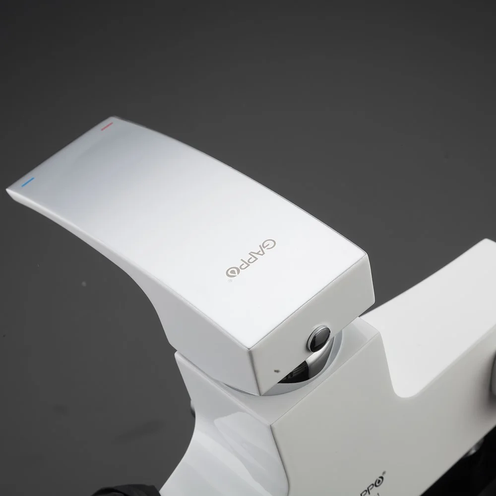 Смеситель для ванны GAPPO G2207-7 белый — Изображение 9