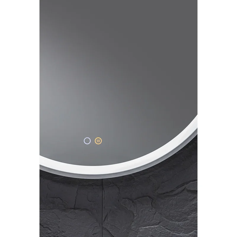 Зеркало Silver Mirrors Deluna LED-00003165 D800 алюминиевый профиль серебро подогрев сенсорный выключатель — Изображение 14