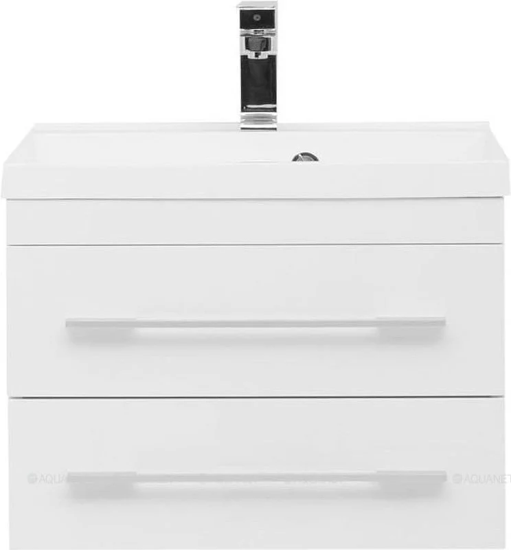 Тумба с раковиной Aquanet Нота NEW 58 белый 00212800 Тумба с раковиной Aquanet Нота NEW 58 белый 00212800