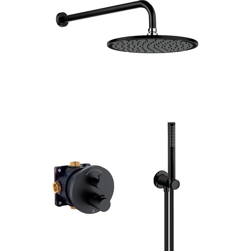 Душевая система Kludi NOVA FONTE 208313915 черный матовый Душевая система Kludi NOVA FONTE 208313915 черный матовый