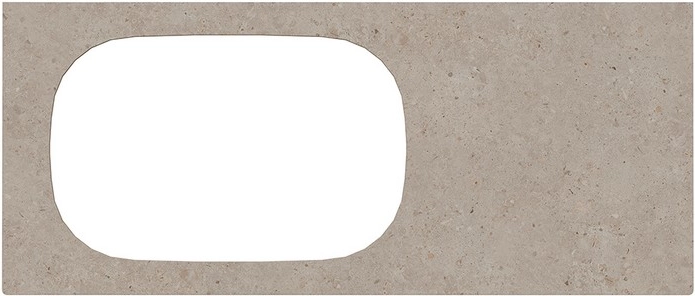 Столешница Kerama Marazzi Magica Риккарди 120 см MA.2.0.SG540620R\120 бежевая матовая без отверстия под смеситель — Изображение 1