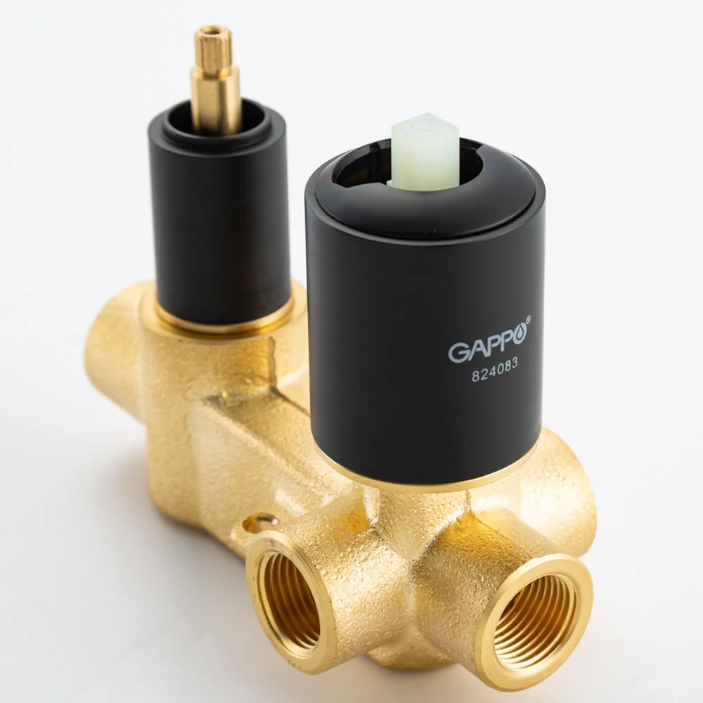 Душевая система GAPPO G7106-6 встраиваемая, черный — Изображение 11