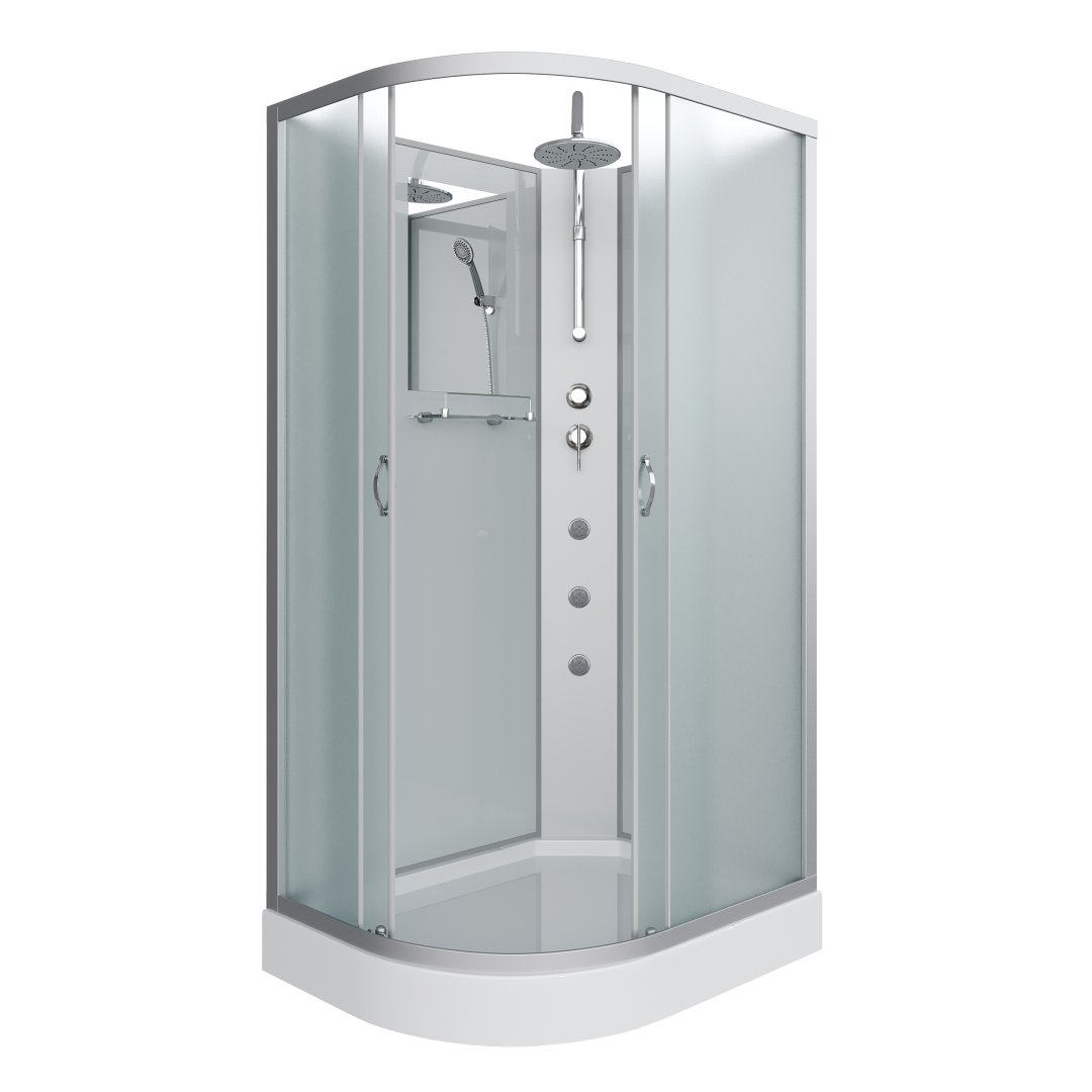 Душевая кабина Niagara Classic NG-3312-14RBKTG (1200х800х2100) низкий поддон (13см) стекло матовое 33121423RBKTG Душевая кабина Niagara Classic NG-3312-14RBKTG (1200х800х2100) низкий поддон (13см) стекло матовое 33121423RBKTG