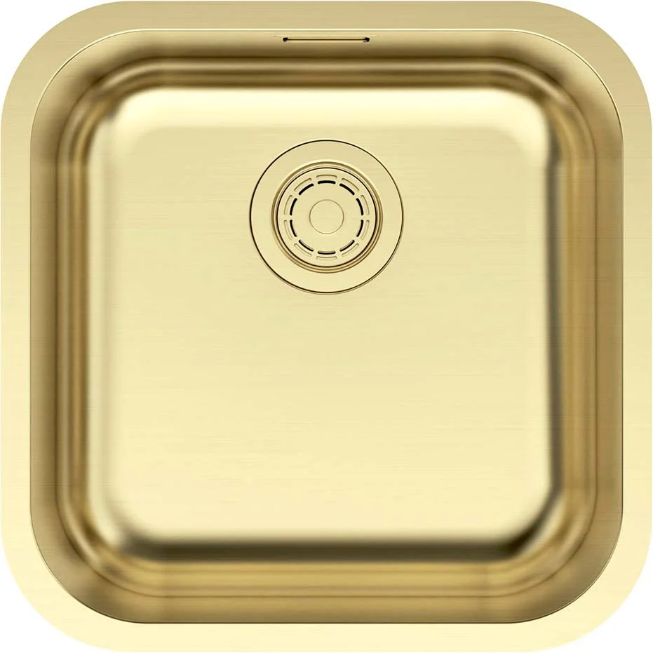 Кухонная мойка Paulmark VELLO 44 UN VE44-LG, светлое золото, 446х446мм Кухонная мойка Paulmark VELLO 44 UN VE44-LG, светлое золото, 446х446мм