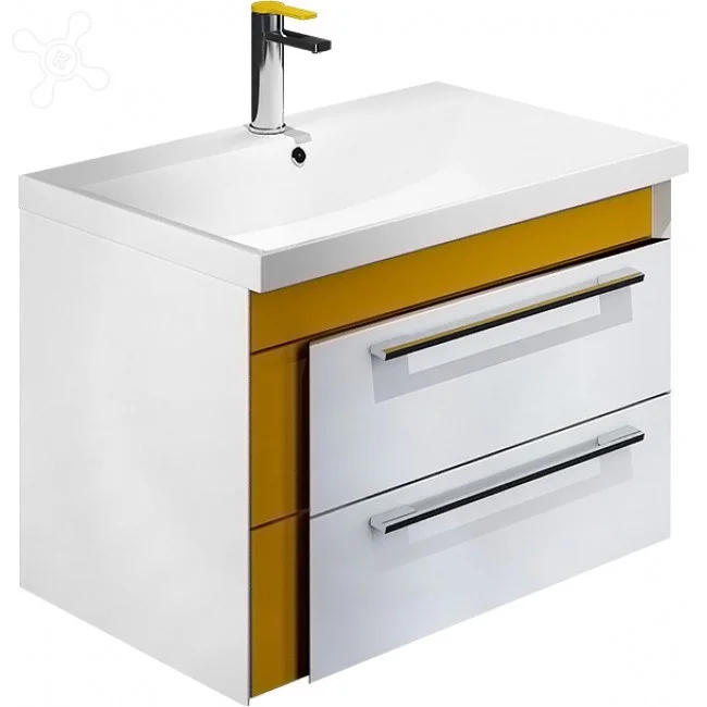 Тумба с раковиной IDDIS Color Plus 60 подвесная белая/горчичная (COL60Y0i95K) Тумба с раковиной IDDIS Color Plus 60 подвесная белая/горчичная (COL60Y0i95K)