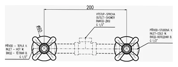 Смеситель для ванны Rav Slezak Morava MK183 — Изображение 2