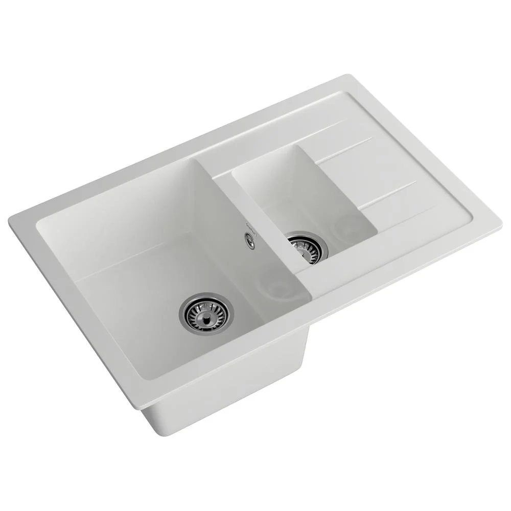 Кухонная мойка GranFest QUADRO Q-775KL иней — Изображение 2