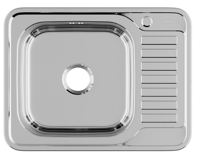 Кухонная мойка IDDIS Basic (BAS65PLi77) из нержавеющей стали Кухонная мойка IDDIS Basic (BAS65PLi77) из нержавеющей стали